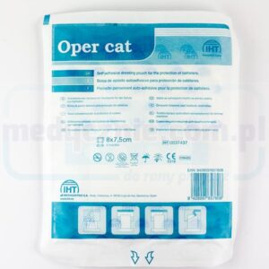 Oper Cat classic 8* 7,5 cm obvaz s kapsou pro upevnění katétrů (netkaná verze)